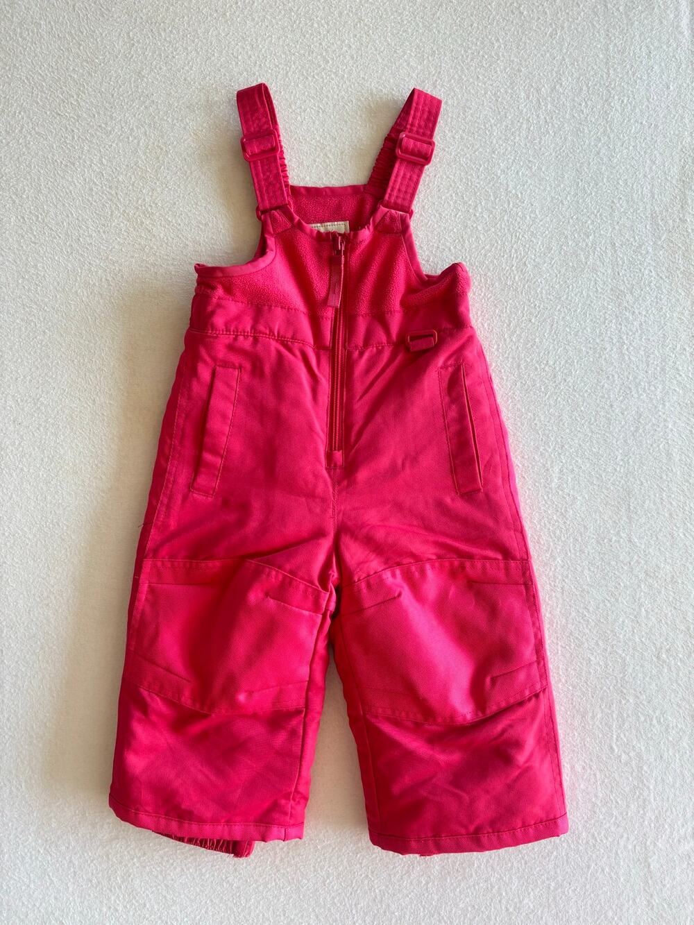 Cherokee Snow Winter Jumpsuit Girls 12 Months Hot Pink Zip Lined